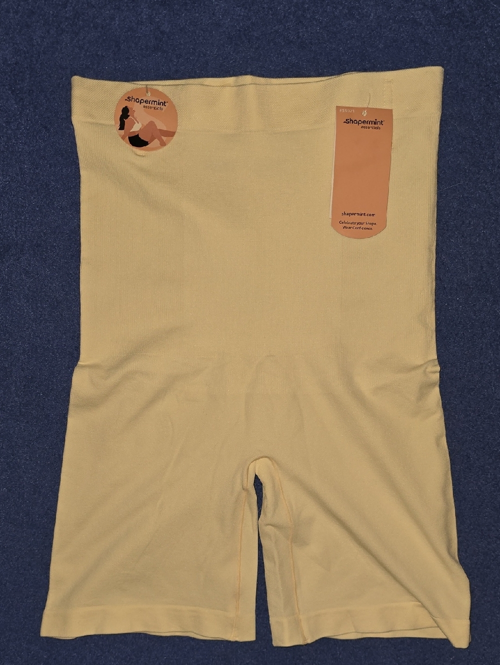 Shapermint High-Waist Shaping Shorts in Beige 3XL NEW WITH TAGS